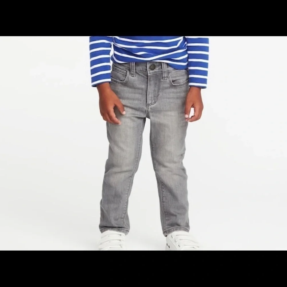 NEW WITH TAG OLD NAVY BOY 12-18mo Karate Skinny Gray Jeans
